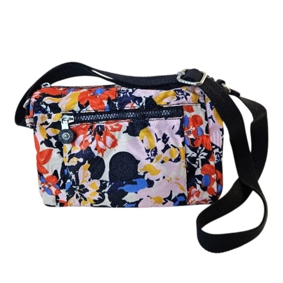 Kipling Handbags - Kipling Wes Floral Crossbody Bag In Splashy Posies